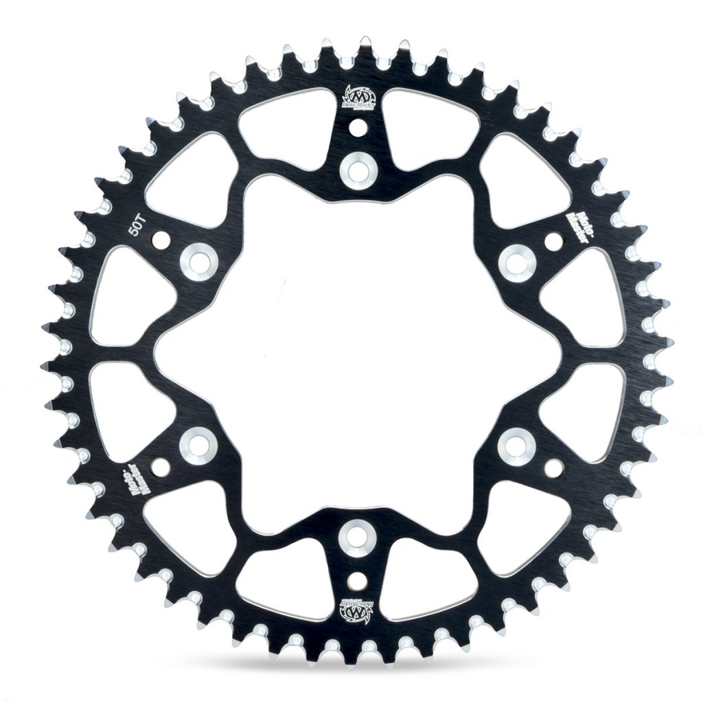 Moto-Master  Aluminium Kettenrad 44-54 Zähne Schwarz,Blau,Rot,Orange